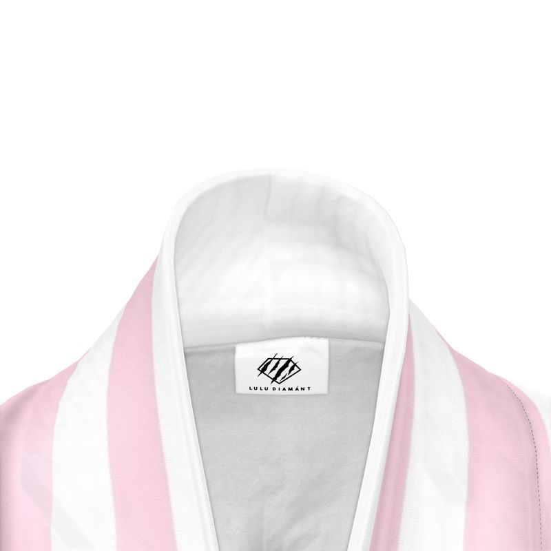 Pink Striped Kimono