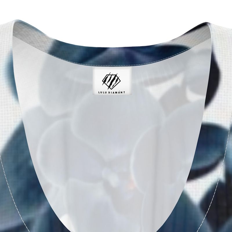 Blue Bloom "lounge gown"