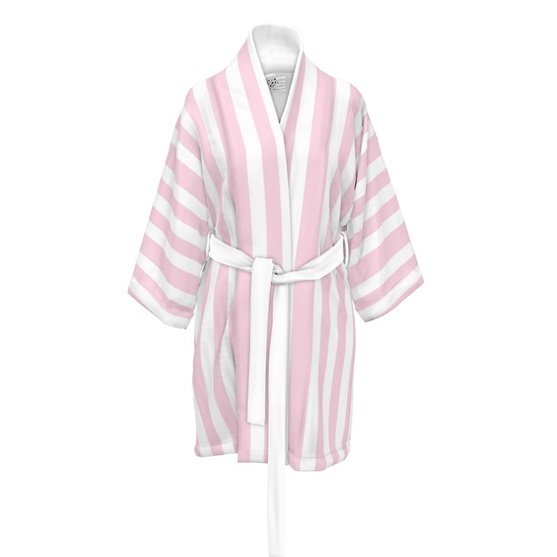 Pink Striped Kimono