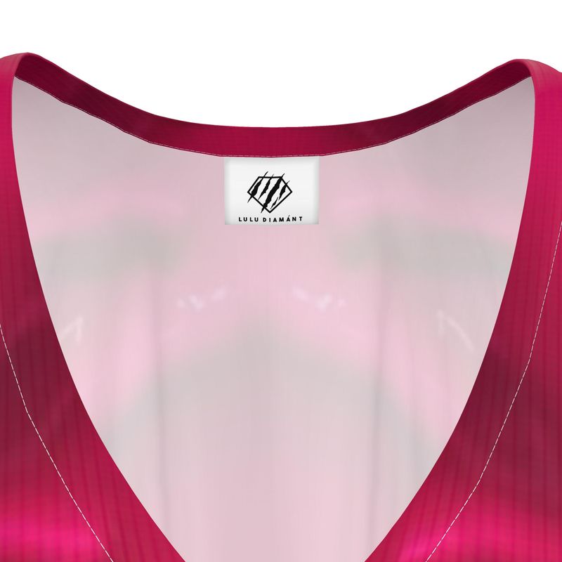 Magenta Melt Lounge Gown